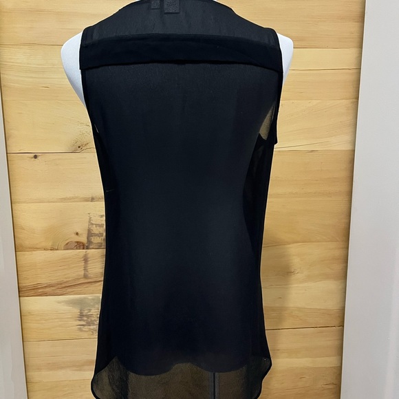Black sleeveless tank top blouse from Simons Size M - Picture 4 of 5
